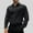 Black, variant on Men's Slim Fit Stretch Dress Shirt Business Casual Solid Color Long Sleeve Shirts Button Down Shirt