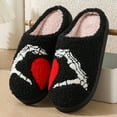 thumbnail image 4 of Aloohaidyvio Cute Slippers for Women Men Memory Foam Cozy Plush Slippers Couple Indoor Hous Slippers, 4 of 4