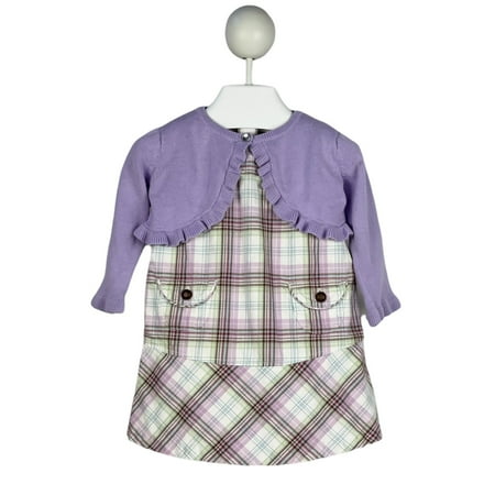

Pre-Owned My Little Outfit Cardigan and Dress 12-18 Months