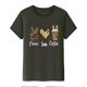 thumbnail image 3 of Mujeres Manga Corta de Verano Tops Pascua Impresa Cuello Redondo, Blusa de Moda Casual para la Primavera, 3 of 5