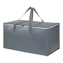 SLYNSHome Extra Large Moving Bags with Strong Zippers & Handles,Storage Bags Totes for Clothes,Space Saving Oversized Storage Organizer Bag