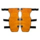 thumbnail image 1 of 2 fundas protectoras para piernas de soldador, protectores de rodilla seguros y protectores de piernas. Naranja, 1 of 9