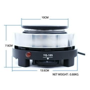 DENEST 4 Cups Moka Coffee Maker Pot Stainless Steel with Electric Stove