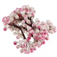 thumbnail image 1 of 13cm Navidad Holly Conos Rama de Decoración de Flores Artificiales Floral Árbol de Navidad Decoración Adorno Artesaní Rosado, 1 of 5