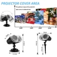 thumbnail image 5 of Snowflake Projector for Halloween and Christmas, LED Projection Lamp, IP65 Waterproof, Indoor and Outdoor, with Remote Control Timer for Decoration., 5 of 5