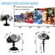 thumbnail image 5 of Proyector de copos de nieve para Halloween y Navidad, lámpara de proyección LED, IP65, resistente al agua, para interiores y exteriores, con temporizador de control remoto para decoración., 5 of 5