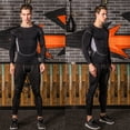 thumbnail image 1 of Collants de Course à Manches Longues pour Hommes Basketball Football Compression Thermique Compression Chandail T-Shirt, 1 of 8