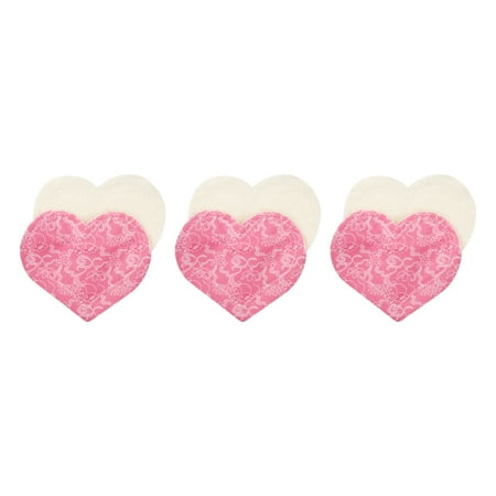 Lace Washable - Fresh Baby Mama Washable Nursing Pads, Pink Lace - 3 PK, 3.0 PACK