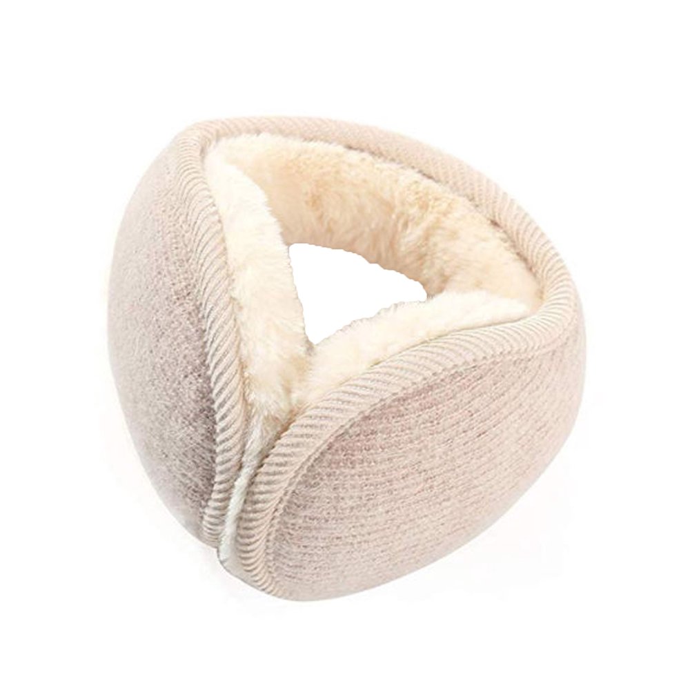 Zoiuytrg Unisex Foldable Fleece Ear Muffs Winter Ear Warmers Cover