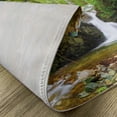 thumbnail image 5 of Ambesonne Scenery Place Mats Set of 4, Spring Waterfall Nature, Standard Size, Green and White, 5 of 6