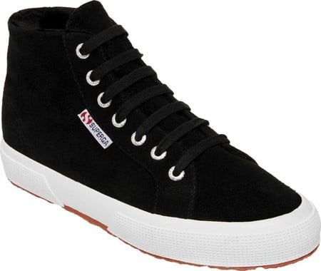 superga sherpa lined sneakers