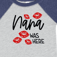 thumbnail image 4 of Inktastic Nana Was Here Red Kisses Boys or Girls Baby Bodysuit, 4 of 5