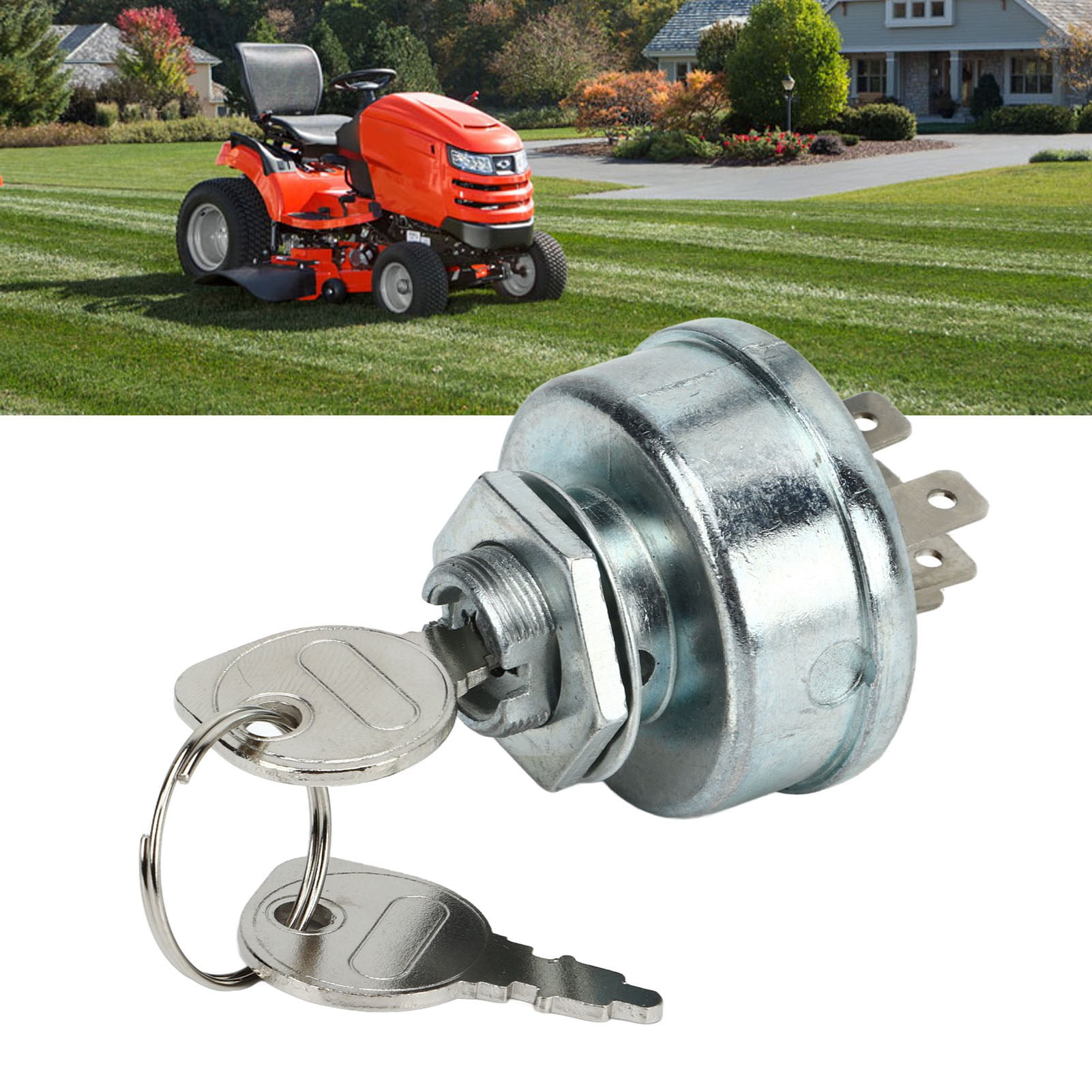 5323654 02 High Strength 5069171 0 Lawn Mower Ignition Key Switch High Performance Heavy Duty for Lawn Mower