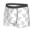 thumbnail image 2 of Wukai Turtle Print Men’s Underwear Breathable Boxer Briefs,&nbsp;Moisture Wicking & Breathable-, 2 of 7