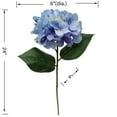 thumbnail image 3 of Mainstays 24" Artificial Flower Hydrangea Stem, Blue Color. Indoor Use., 3 of 5