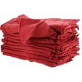 thumbnail image 2 of Textile Topia- Red Shop Towels – 50 Pack, Reusable Cotton Rags, Lint-Free & Heavy-Duty Cleaning Towels for Garage, Auto, and Industrial Use, 2 of 4