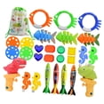 thumbnail image 2 of Juguetes de piscina de buceo para niños Anillos de piscina Juguetes de buceo reutilizables Juguetes de natación 29 piezas/set para el patio trasero al, 2 of 9