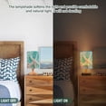 thumbnail image 5 of Corals Shells Starfish Seaside Table Lamp with USB Port LED Warm Light Lamp Night Light Home Decor, 5 of 7