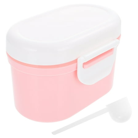 MLINS  Milk Powder Storage Container Food Containers Baby Travel Pink