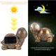 thumbnail image 3 of Bewildely Solar Garden Lawn Tortoise Light Lámpara de camino impermeable para patio Patio Decoración del hogar Iluminación y accesorios No.2 Bewildely HA027213-02, 3 of 6