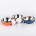 thumbnail image 5 of Cuenco para perros con forma de jaula, de acero inoxidable, extraíble, para agua y comida, para gatos, cachorros, pájaros y mascotas, 5 of 5