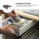 thumbnail image 3 of 1Pc Socks Storage Box Multiple Grids Organizer Box Underwear Storage Holder, 3 of 4