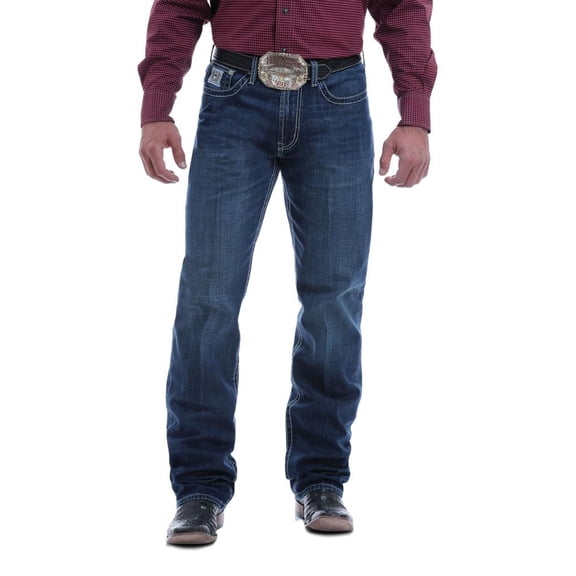 Cinch Western Denim Jeans Men White Label 42 x 30 Dark Wash MB92834039