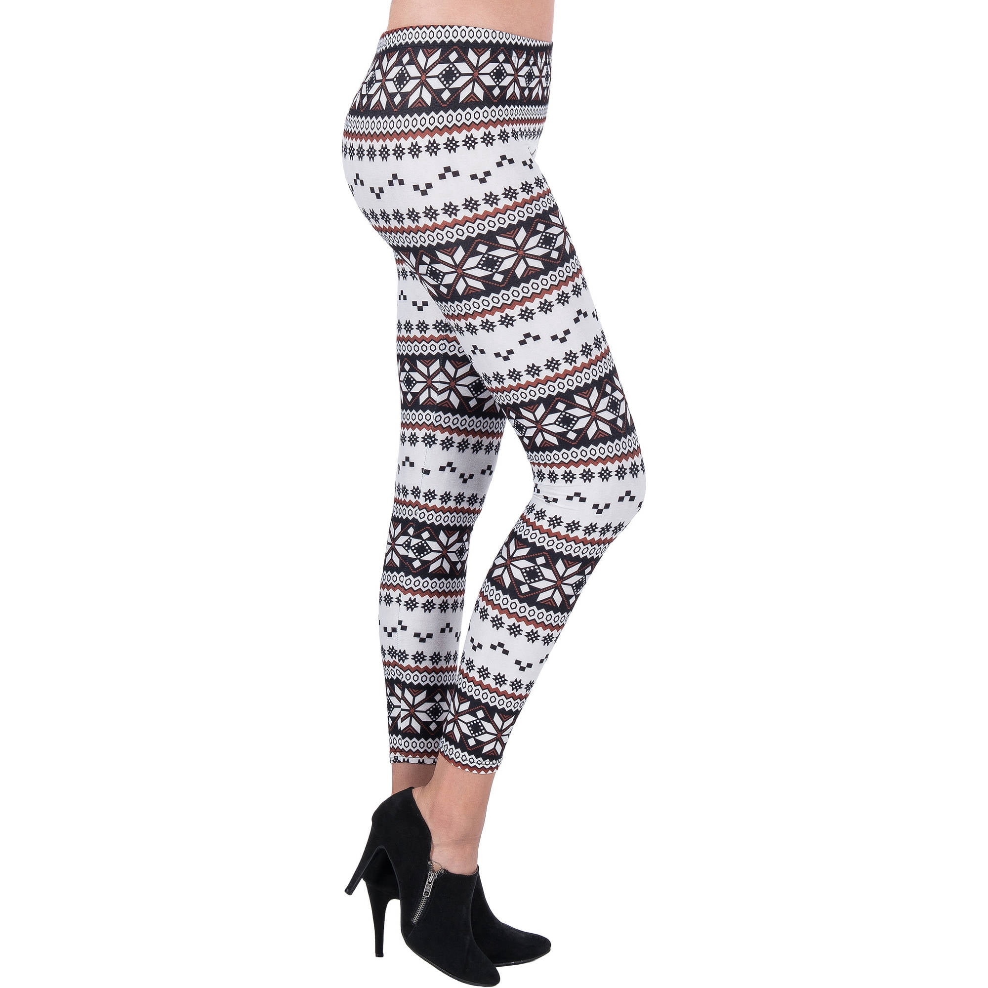 Women's Arctic Design Full Length Stretchy Leggings