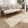 thumbnail image 3 of Moynesa 2'x6' Boho Moroccan Runner Rug,Washable Khaki Kitchen Runner Rug Non Slip,Low-Pile Soft Bohemian Tribal Carpet Runners for Hallways Entryway Laundry Bedside Farmhouse, 3 of 7