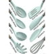 thumbnail image 2 of Silicone Cooking Utensils, 8 Pc Kitchen Utensil Set, Easy To Clean Wooden Kitchen Utensils, Cooking Utensils Nonstick, 2 of 5