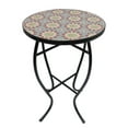 thumbnail image 2 of Mosaic Art Collection Floral Accent Table (Set of 2), 2 of 2