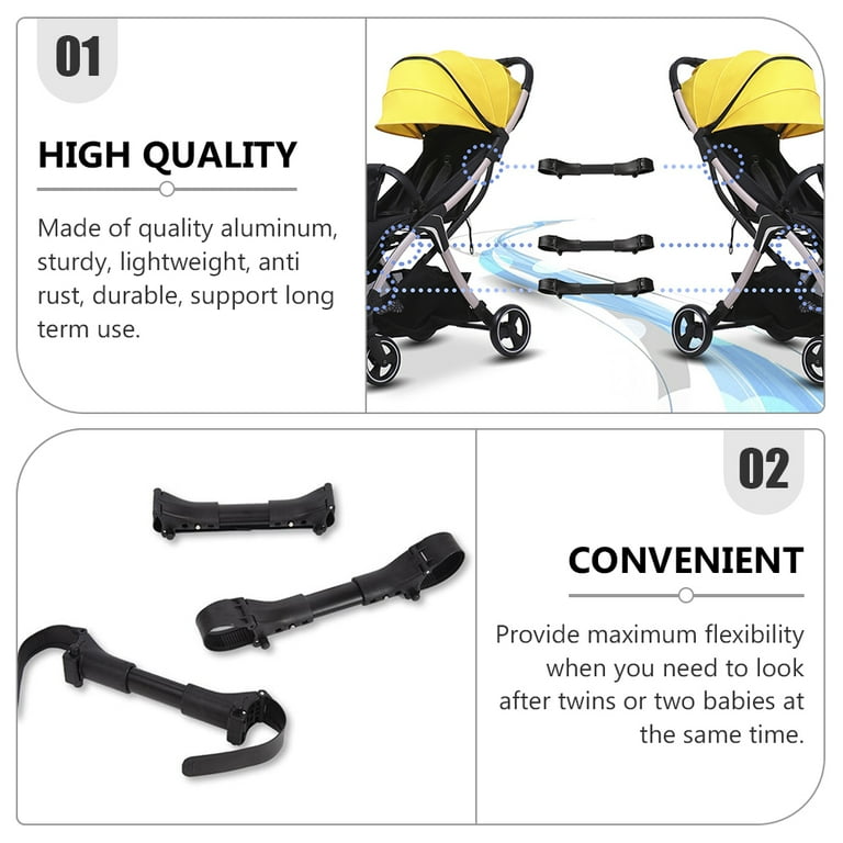 Stroller connectors top
