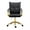 Black, variant on MOJAY PU Leather Ergonomic Executive Office Chair, Swivel Desk Chair with Padded Armrest,  Brown