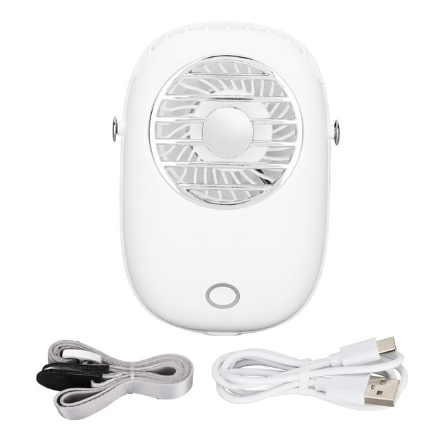 Oubit USB Rechargeable Collier Ventilateur, Rechargeable Collier Ventilateur 3 Rechargeable Collier Ventilateur de Cou USB Conception de Classe Mondiale