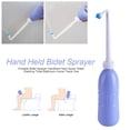 thumbnail image 6 of Portable Handheld Sprayer Scrubber,Plastic Cleaning Personal Sitbath,Toilet Cleaning Bathroom Family Travel Use, 6 of 9