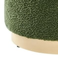thumbnail image 4 of Ottoman Accent Chair, Green, Fabric, Living Kitchen Cafe Bistro Hospitality Restaurant, Modern Contemporary HB36619, 4 of 8