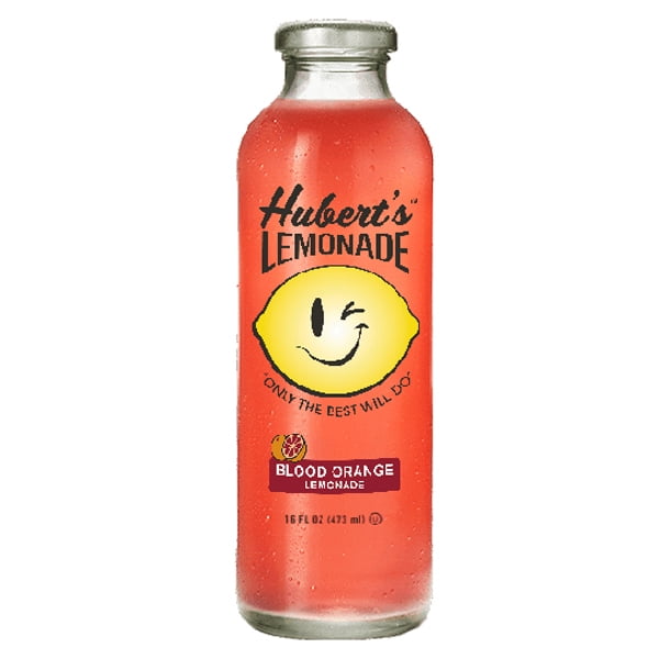Hubert's Blood Orange Lemonade 16 oz Glass Bottles Pack of 12