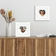 thumbnail image 3 of Americanflat 6" x 6" Picture Frame with Heart-Shaped Mat - White, 3 of 8