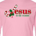thumbnail image 4 of Inktastic Candy Cane Jesus Long Sleeve Youth T-Shirt, 4 of 5