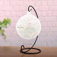 thumbnail image 6 of Fairnull Elegant Moon Shape Basket Display Rack Beautiful Sturdy Wrought Iron Basket Display Stand for Home, 6 of 8