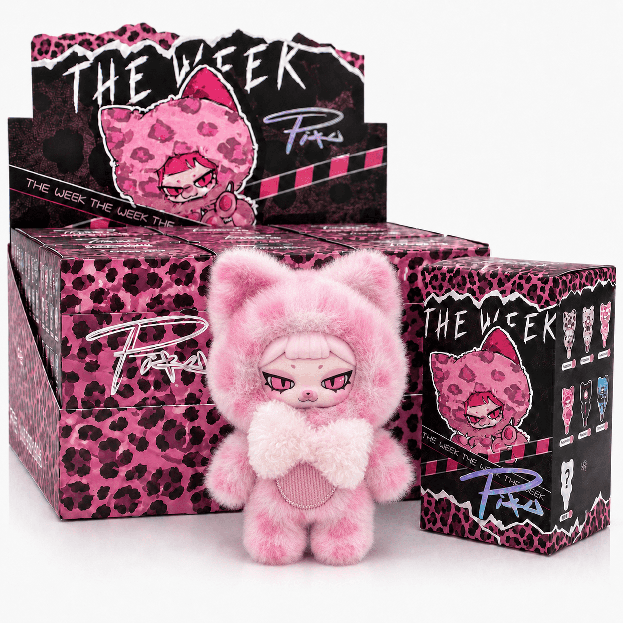 PIKU The Week Series Blind Box Plush Keychain Mystery Box – Anime