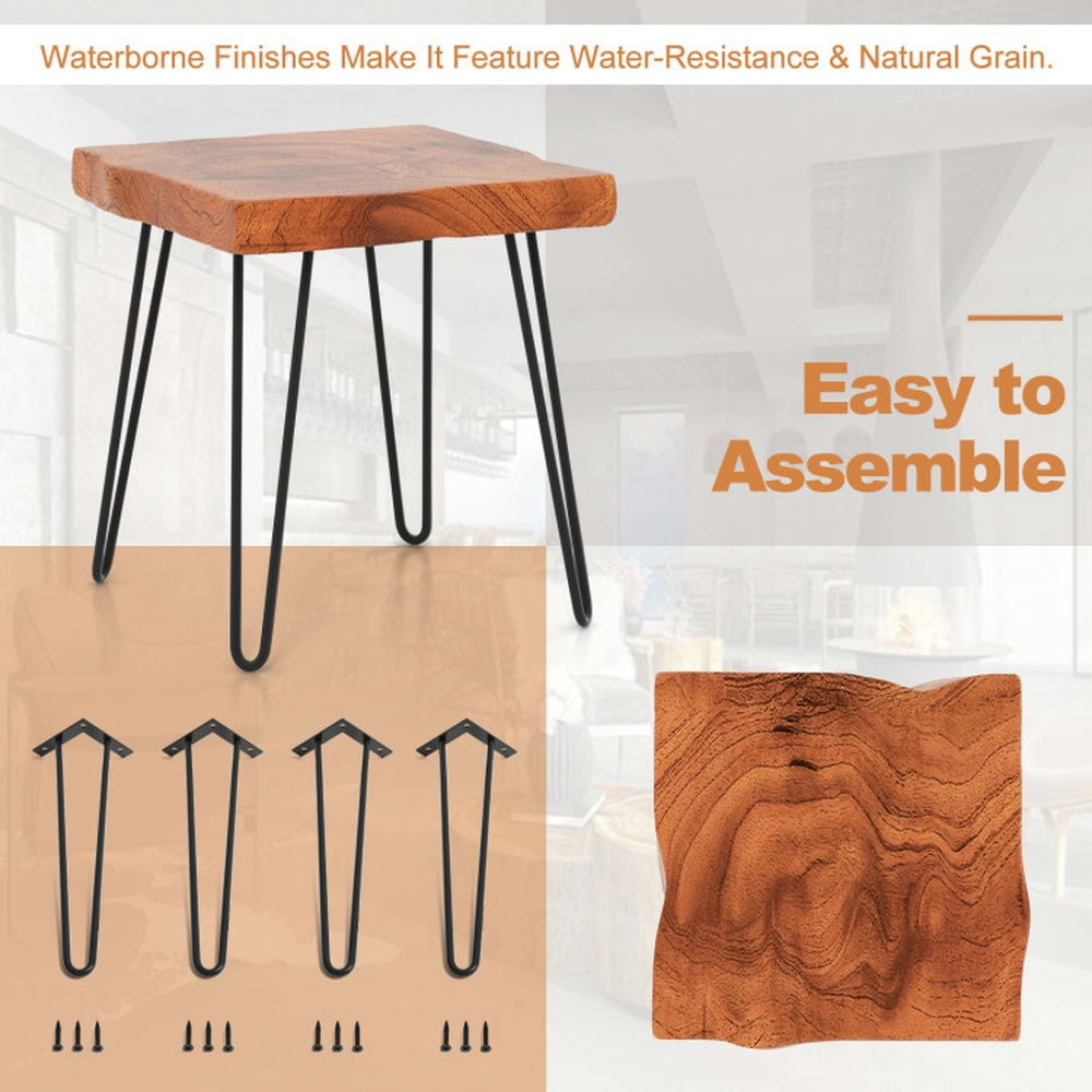 Finihen End Table, Square End Table, Square Reclaimed Recycled Indonesia Teak Wood End Table, Sofa Side Table, Bed Side Table, for Living Room, Bedroom, Brown Finihen End Table, Square End Table, Square Reclaimed Recycled Indonesia Teak Wood End Table, Sofa Side Table, Bed Side Table, for Living Room, Bedroom, Brown