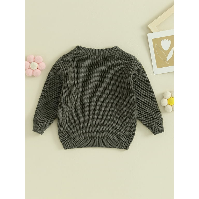 GREEN LONG SLEEVES KNITTED CARDIGAN WITH FLOWER IN JACQUARD PATTERN, NEWBORN GREEN LONG SLEEVES KNITTED CARDIGAN WITH FLOWER IN JACQUARD PATTERN, NEWBORN