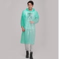 thumbnail image 3 of Imperméable Jetable pour Adulte, Poncho Transparent Élégant, Taille Unique, Adapté pour le Camping en Plein Air dans un Parc à Thème (Jaune / Rouge / Vert / Bleu), 3 of 5
