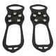 thumbnail image 1 of Crampones de hielo, clavos para caminar sobre la nieve con 5 dientes, clavos para raquetas de nieve, clavos antideslizantes para zapatos, meticulosamente diseñados, 1 of 14