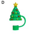 thumbnail image 1 of AYFFDIYI Christmas Theme Silicone Straw Cap for 8mm 3D Cartoon Anti Dust Straw Cap, 1 of 1