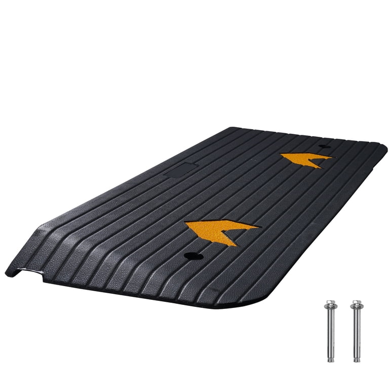 KFFKFF Rubber Threshold Ramp, 1.5-Inch Rise Heavy-Duty photo 1