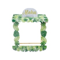 Fun Express Luau Tabletop Hut with Frame - 6 Pieces