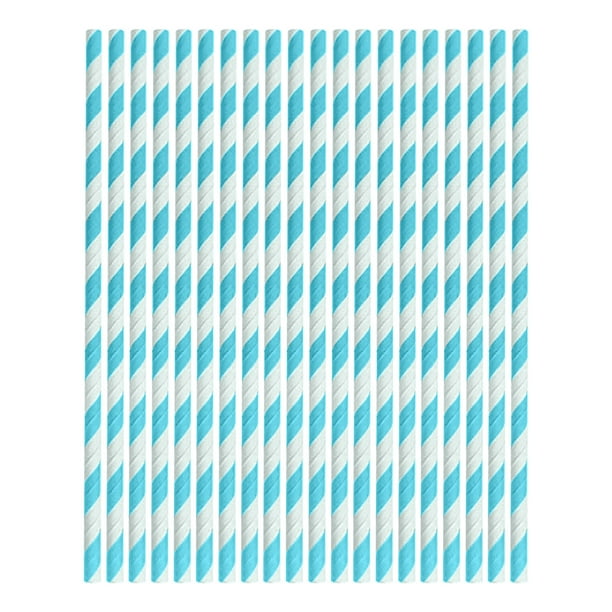 Xihbxyly Pajitas de Papel de Colores, 100 Unidades, Diseño de Rayas Neón, Desechables y Ecológicas, Versátiles para Bebidas Frías y Calientes, Fiestas, Eventos, Barbacoas, Camping, Elegante Accesorio