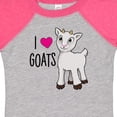 thumbnail image 4 of Inktastic I Love Goats Cute Goat Boys or Girls Baby Bodysuit, 4 of 5